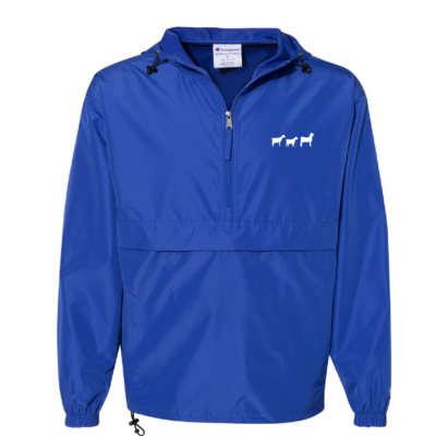 4H Goat Project – Champion Windbreaker – Royal – EMBROIDERED product image
