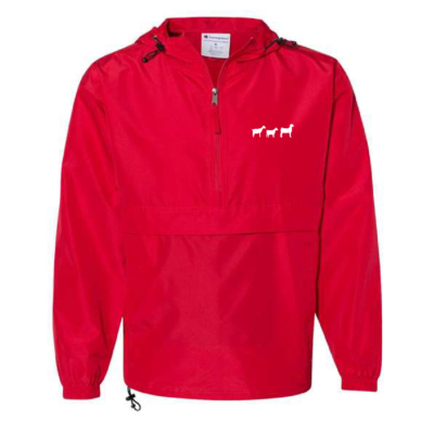 4H Goat Project – Champion Windbreaker – Red – EMBROIDERED product image