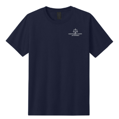 Chautauqua County Law Department – Bella Garment Dyed T-Shirt – Navy product image