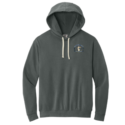 Chautauqua County Law Department – Comfort Colors Hooded Sweatshirt – Pepper – Embroidered product image