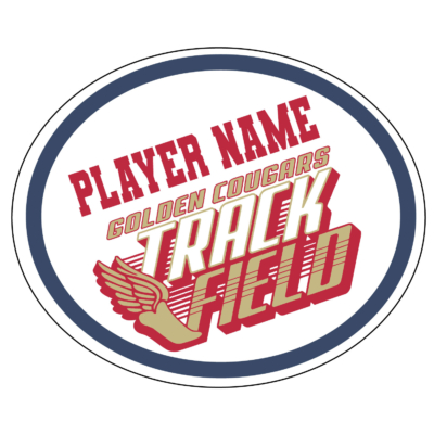 Golden Cougars Track – Custom Decal product image