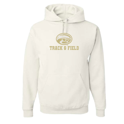 Golden Cougars Track – Cotton Hooded Sweatshirt – White product image