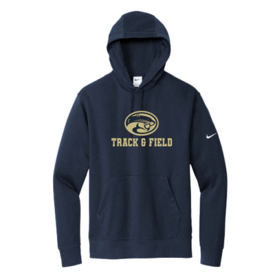 Golden Cougars Track - Nike Club Fleece Pullover Hoodie - Navy