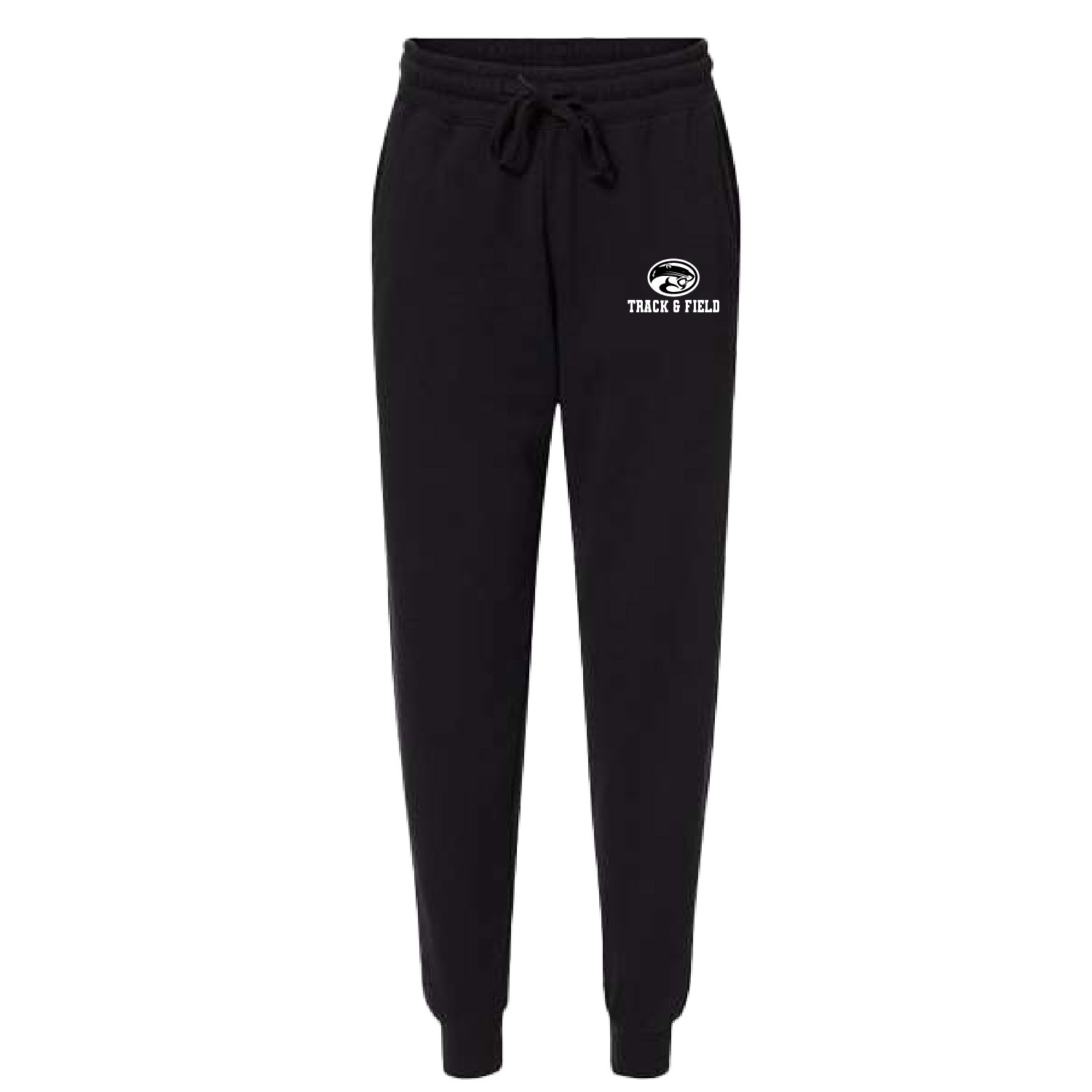Golden Cougars Track – Ladies Cotton Joggers – Black product image