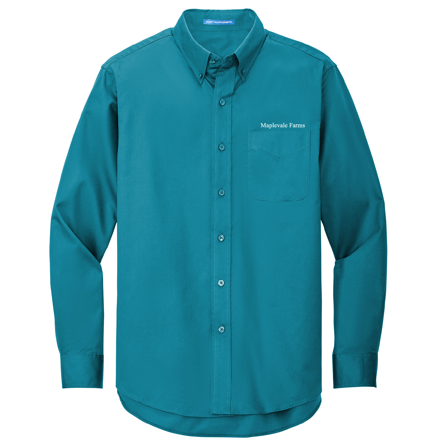 Maplevale Long Sleeve Button Down Long Sleeve – Teal product image