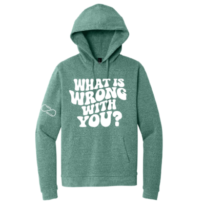 Official Miss Miller Merch - District Fleece Pullover Hoodie - Heathered Eucalyptus