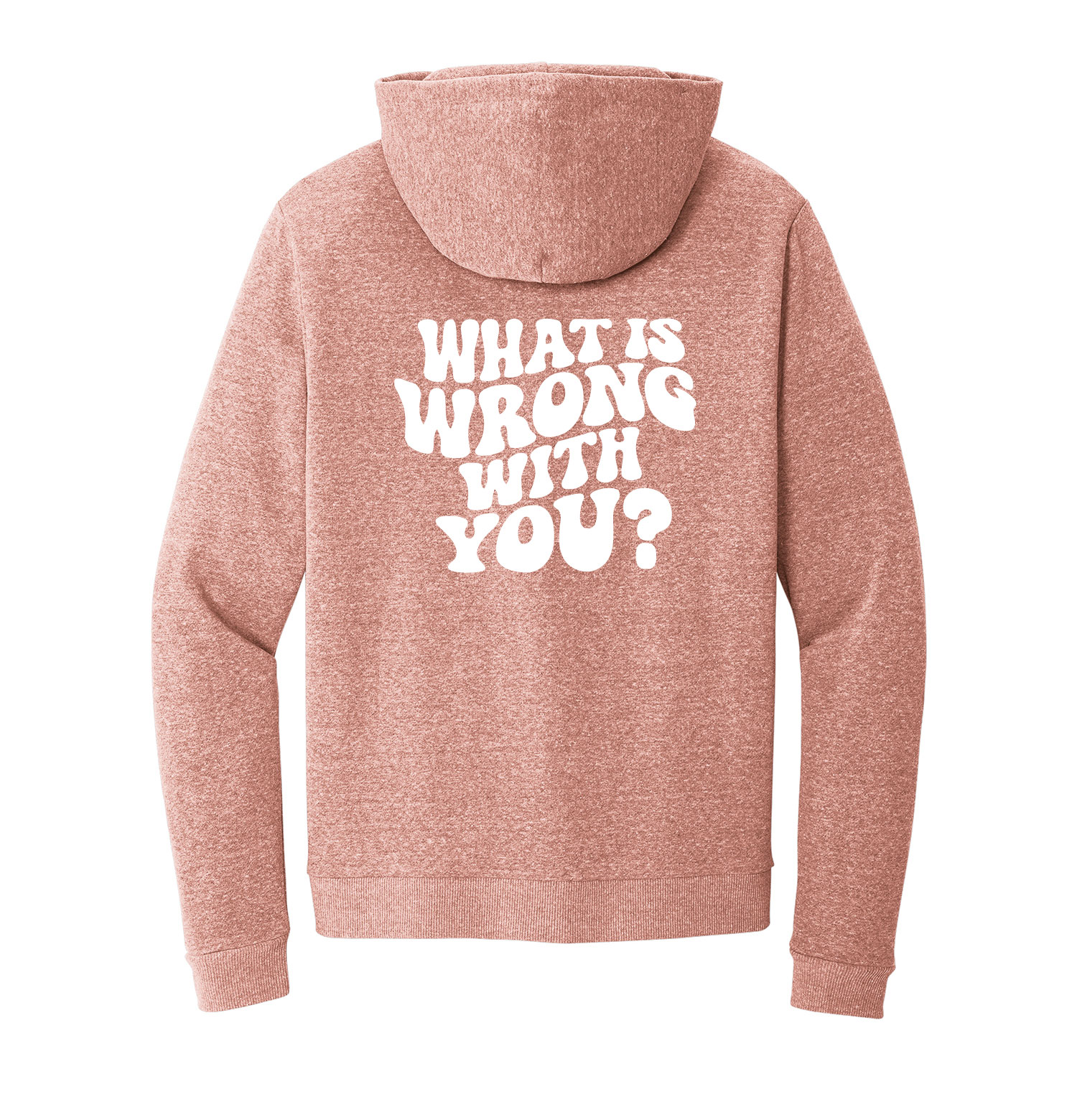 Official Miss Miller Merch - District Fleece Pullover Hoodie - Blush Frost - Image 5