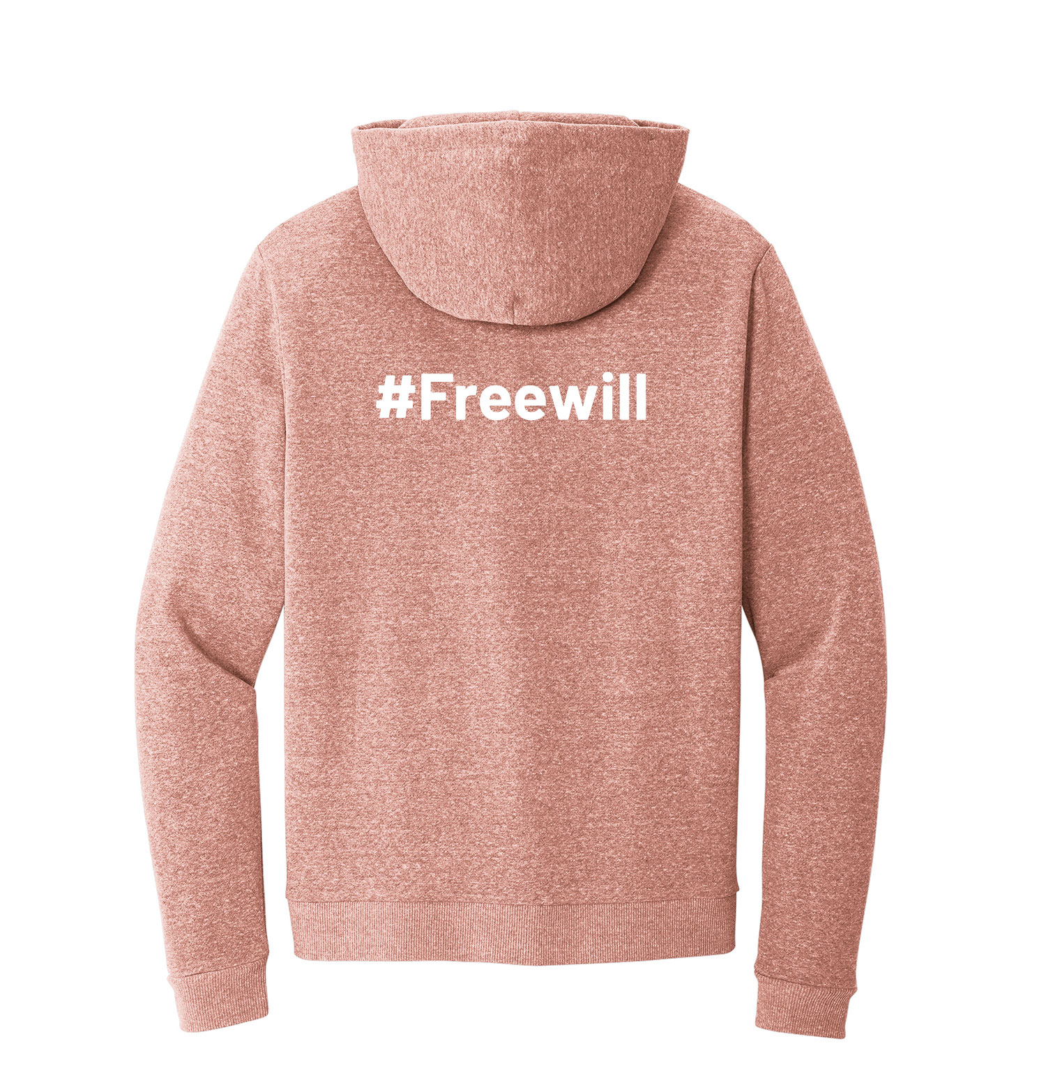 Official Miss Miller Merch - District Fleece Pullover Hoodie - Blush Frost - Image 4