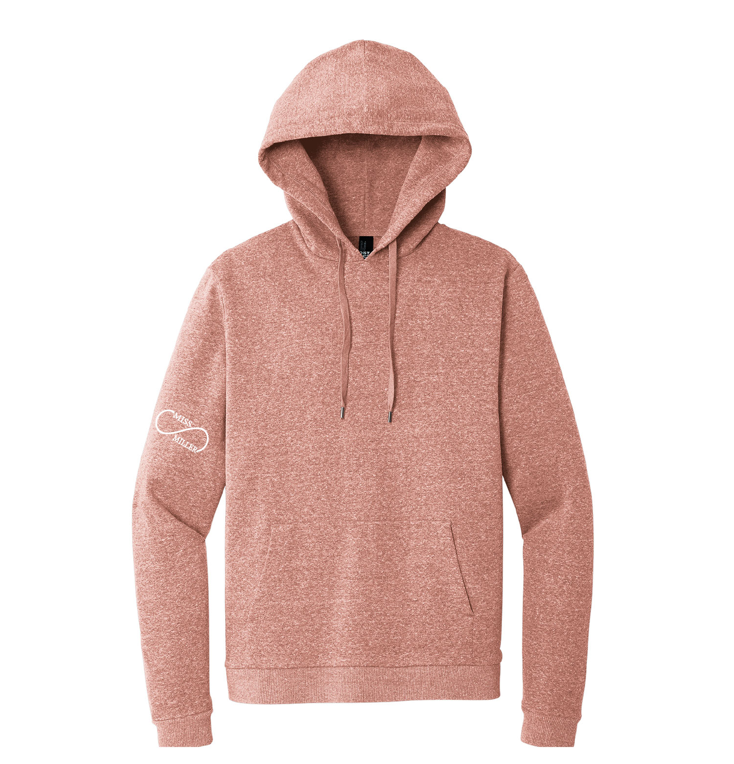 Official Miss Miller Merch - District Fleece Pullover Hoodie - Blush Frost - Image 3
