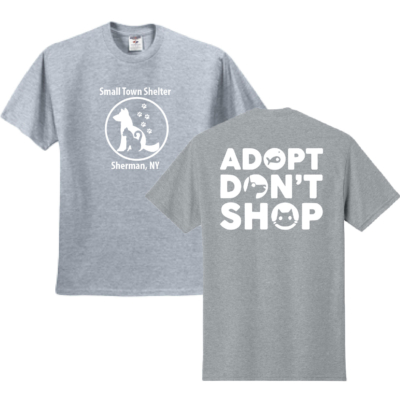 Small Town Shelter – Cotton Short Sleeve Shirt – Athletic Heather product image