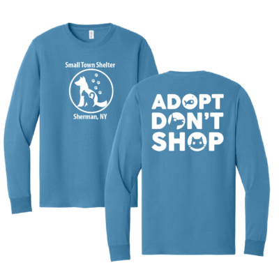 Small Town Shelter – Cotton Long Sleeve Shirt – Columbia Blue product image