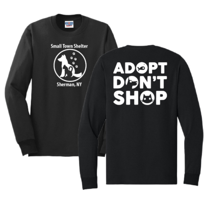 Small Town Shelter – Cotton Long Sleeve Shirt – Black product image