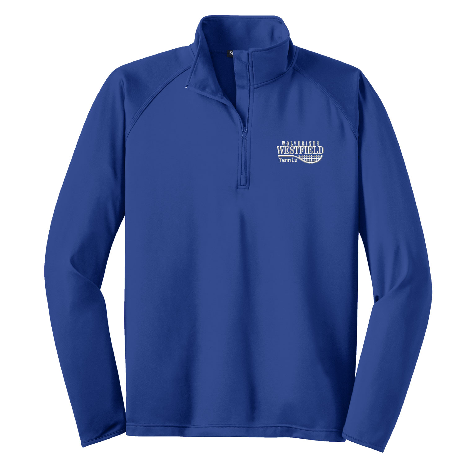 Westfield Tennis – Poly/Spandex 1/4 Zip – EMBROIDERED product image