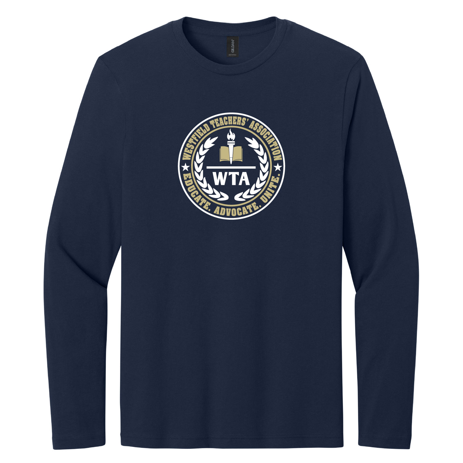 Westfield Teachers’ Association – Soft Style Long Sleeve Shirt – Printed product image