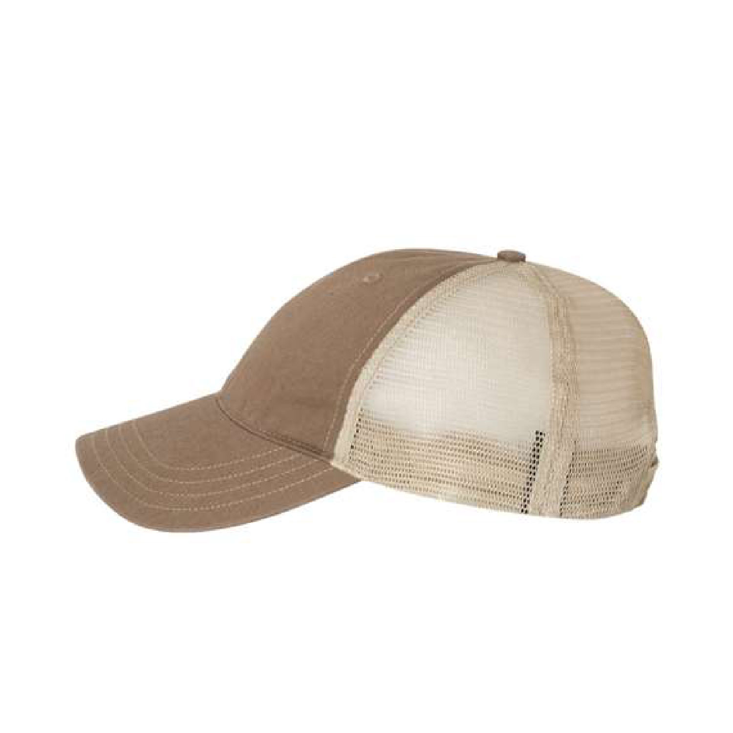 Official Whacky Jack Merch - Richardson Unstructured Garment Washed Cap- Driftwood/Khaki - Embroidered - Image 2