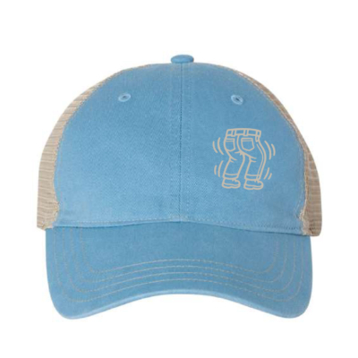 Official Whacky Jack Merch – Richardson Unstructured Garment Washed Cap- Columbia Blue/Khaki – Embroidered product image
