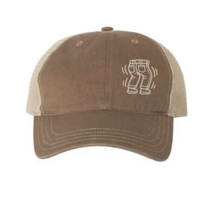 Official Whacky Jack Merch – Richardson Unstructured Garment Washed Cap- Driftwood/Khaki – Embroidered product image