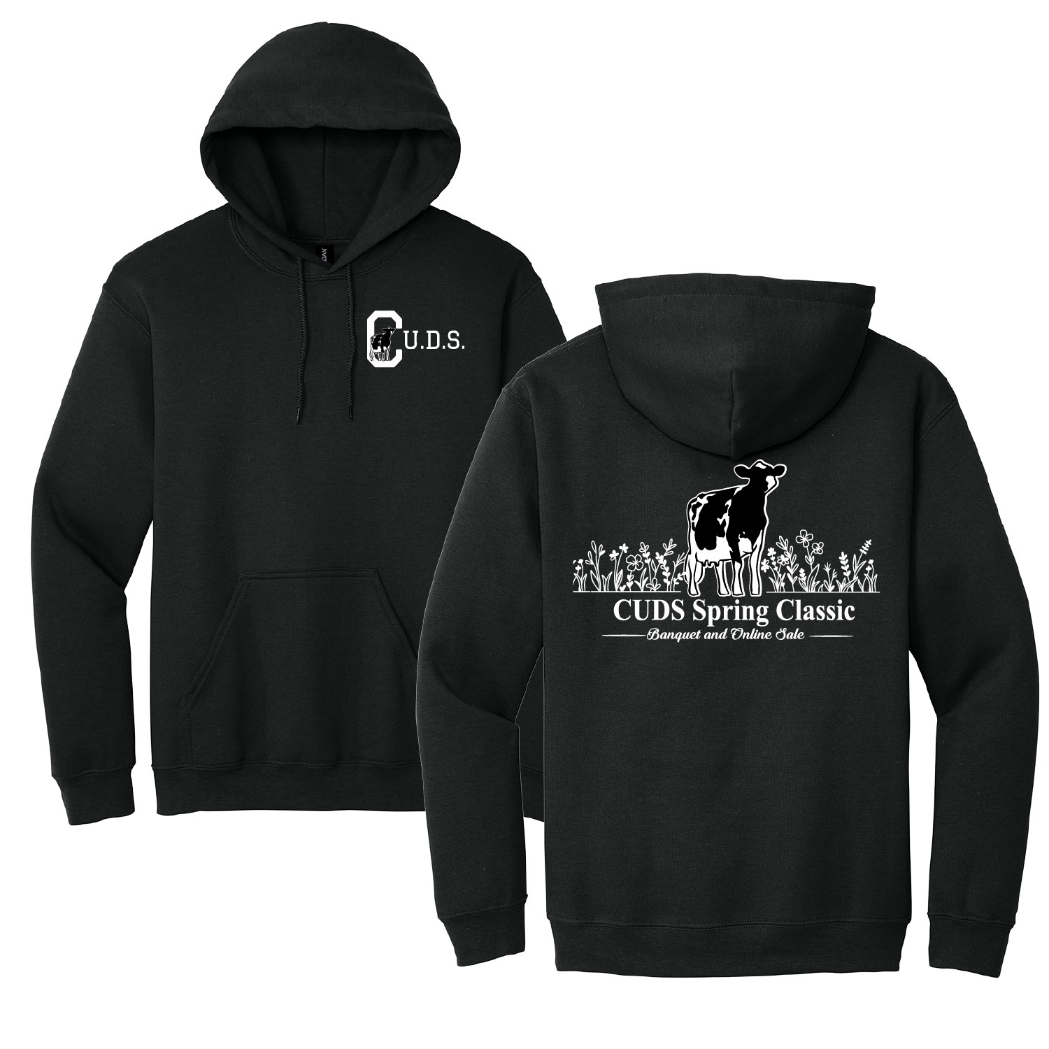 CUDS Spring Sale – Heavy Blend Hooded Sweatshirt – Black product image