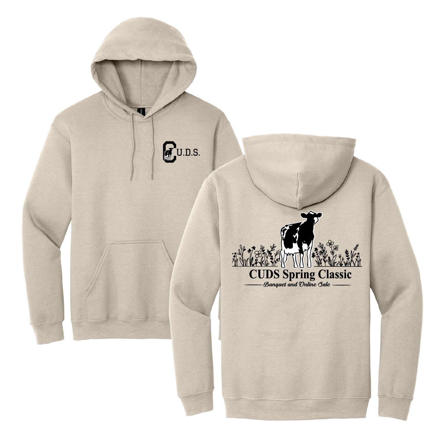 CUDS Spring Sale – Heavy Blend Hooded Sweatshirt – Sand product image