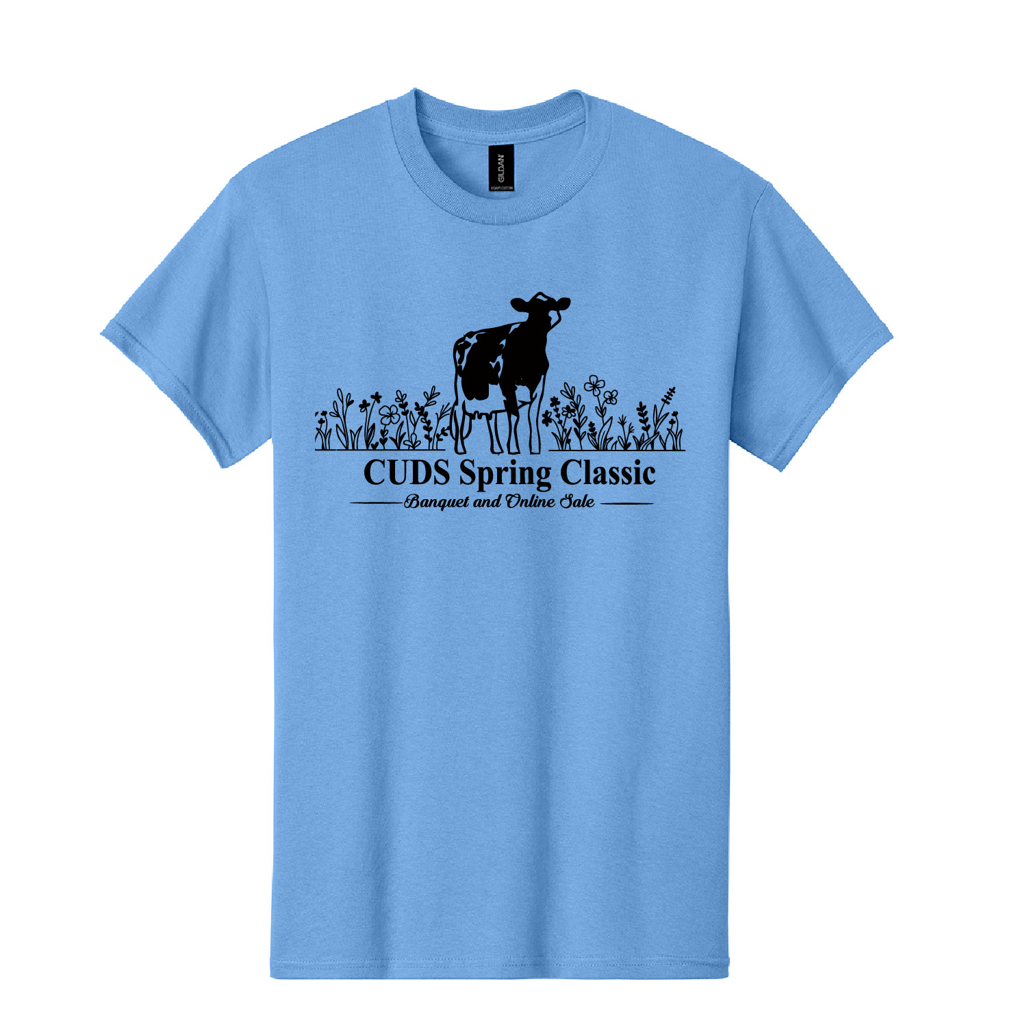 CUDS Spring Sale – Heavy Cotton T-Shirt – 100% Cotton – Carolina Blue product image