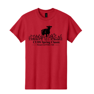 CUDS Spring Sale – Heavy Cotton T-Shirt – 100% Cotton – Red product image