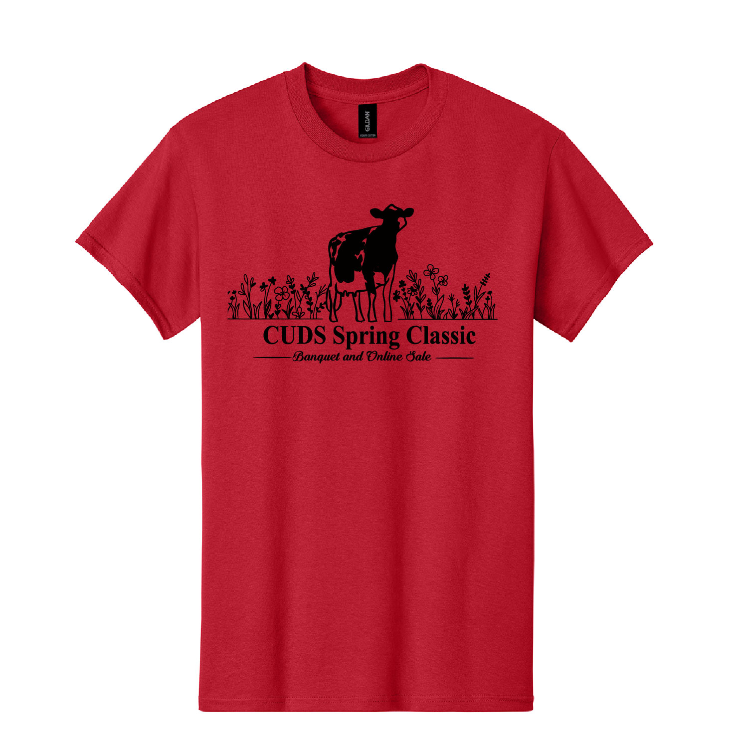 CUDS Spring Sale – Heavy Cotton T-Shirt – 100% Cotton – Red product image