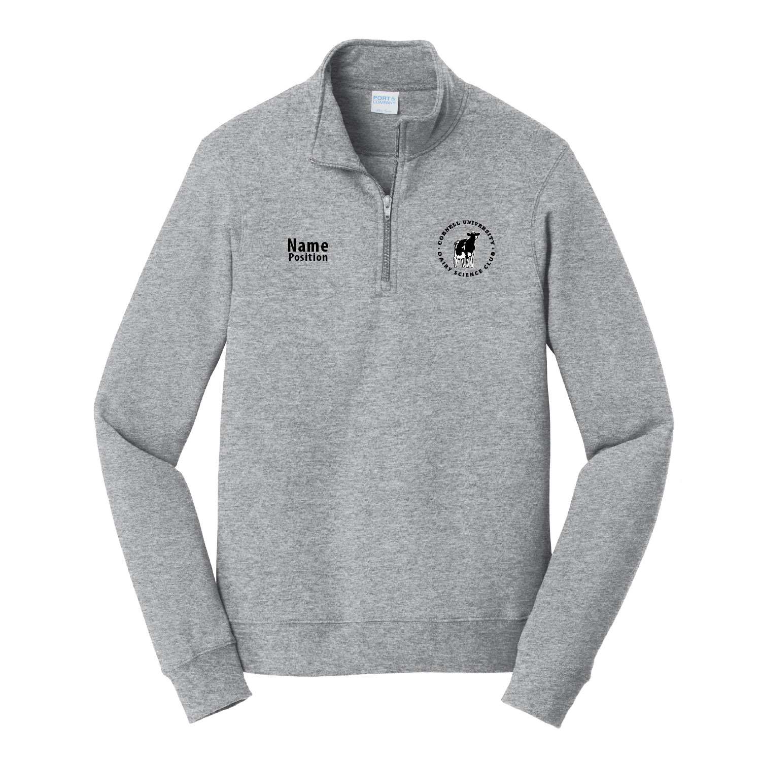 CUDS Spring Sale – Fan Favorite Fleece 1/4 Zip Pullover Sweatshirt – Athletic Heather product image