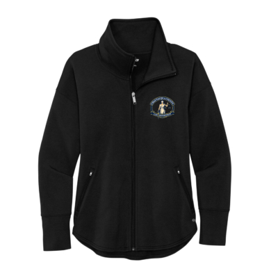 Chautauqua County Law Department – Ladies Luuma Full Zip Fleece  – Blacktop – Embroidered product image