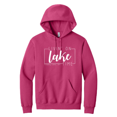 Findley Lake Merch Store – Cotton Hooded Sweatshirt – Cyber Pink product image