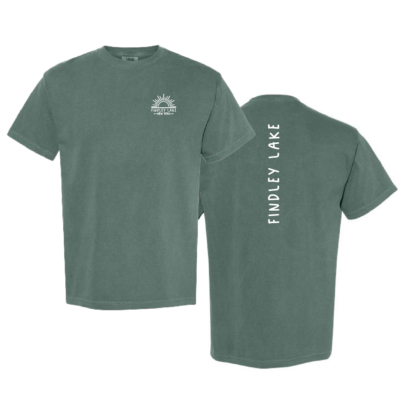 Findley Lake Merch Store – Comfort Colors Heavyweight Ring Spun T-Shirt – Blue Spruce product image