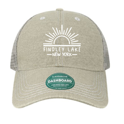 Findley Lake Merch Store – Legacy Unstructured Mesh Back Trucker Cap – Grey – Embroidered product image