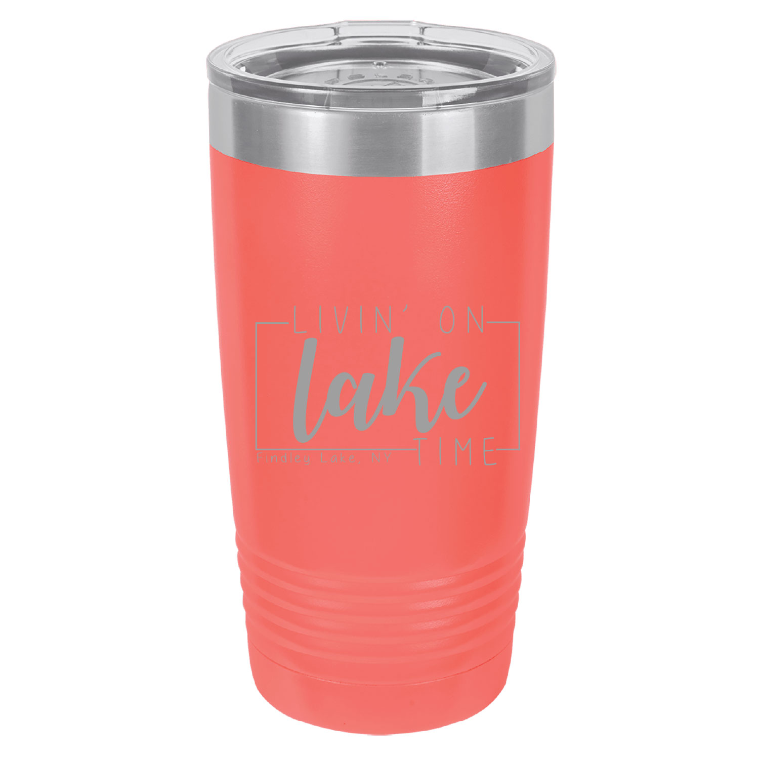 Findley Lake Merch Store – Polar Camel 20 oz. Coral Ringneck Tumbler with Slider Lid- ENGRAVED product image
