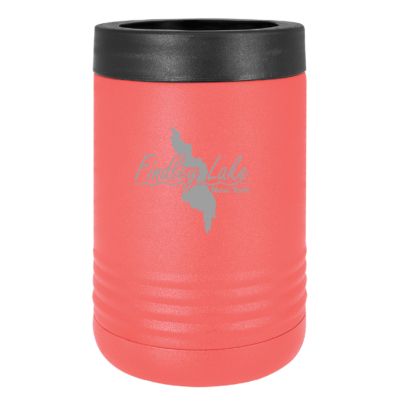 Findley Lake Merch Store - Polar Camel Coral Stainless Steel Vacuum Insulated Beverage Holder - ENGRAVED