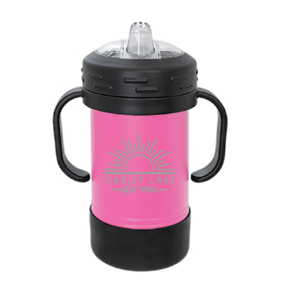 Findley Lake Merch Store - Polar Camel 10 oz. Pink Sippy Cup- ENGRAVED