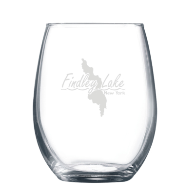 Findley Lake Merch Store – Polar Camel 9 oz. Stemless Wine Glass – ENGRAVED product image