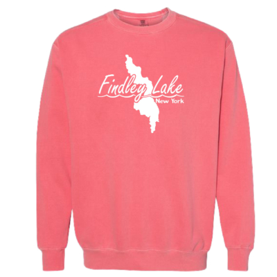 Findley Lake Merch Store - Comfort Colors Ring Spun Crewneck - Watermelon