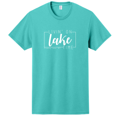 Findley Lake Merch Store - Cotton T-Shirt - Scuba Blue