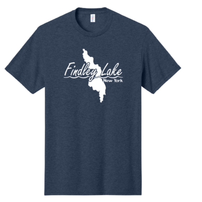 Findley Lake Merch Store – Cotton T-Shirt – Vintage Heather Navy product image