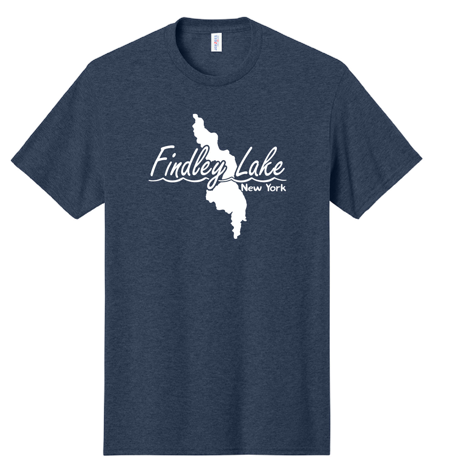 Findley Lake Merch Store – Cotton T-Shirt – Vintage Heather Navy product image