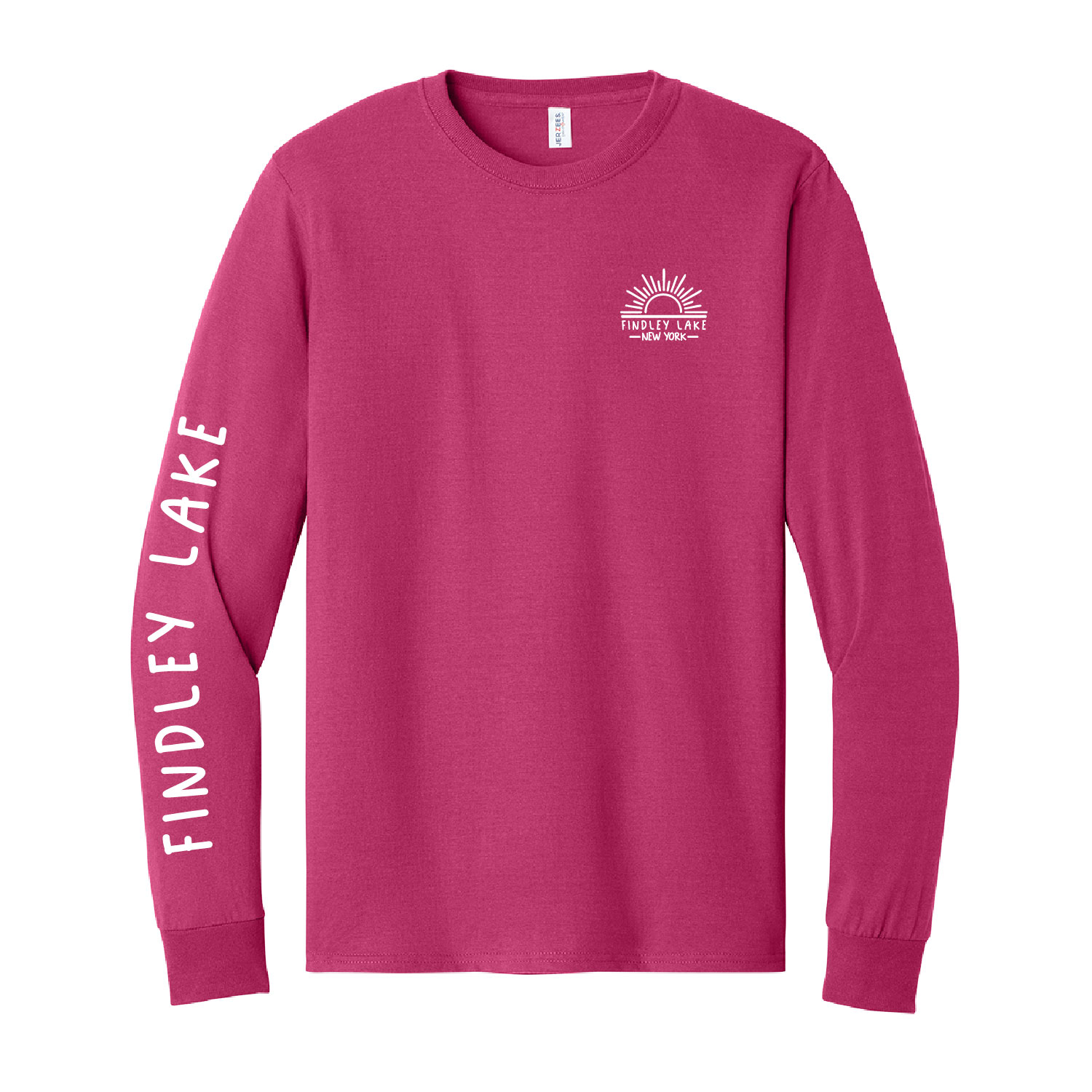 Findley Lake Merch Store – Cotton Long Sleeve – Cyber Pink product image
