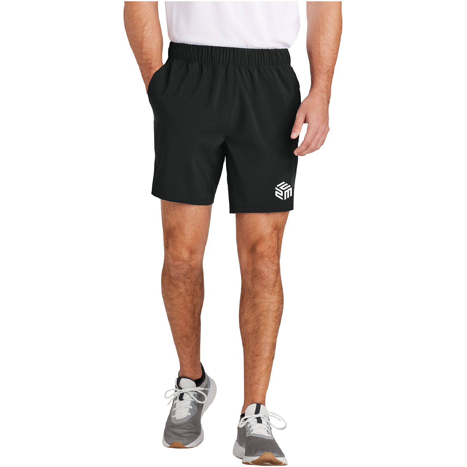 E2M - __Sport-Tek® Repeat 7” Short - Black