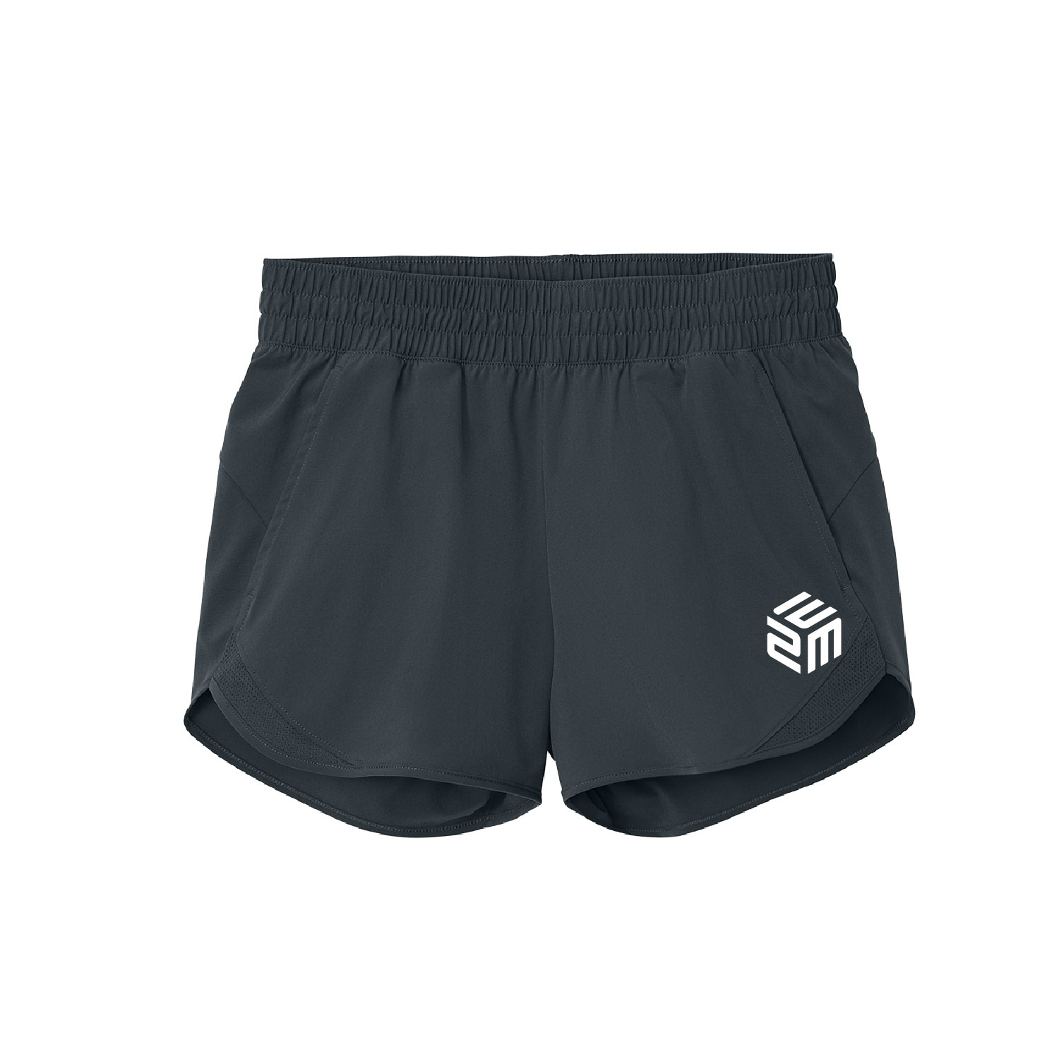 E2M - __Sport-Tek® Women’s Repeat Swift Short - Iron Gray - Image 2