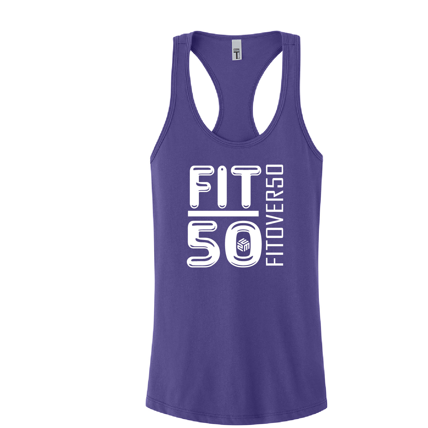 E2M – __Next Level Ladies Tank – Purple Rush – Fit Over 50 product image