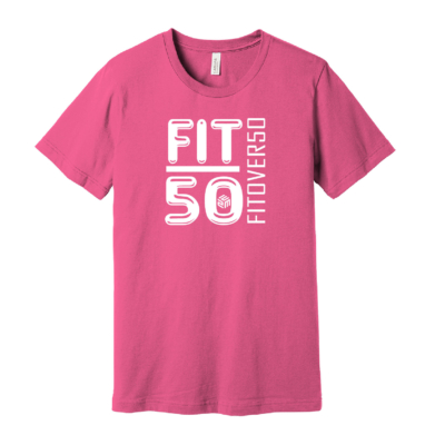 E2M – __Cotton Short Sleeve Shirt – Charity Pink – Fit Over 50 product image