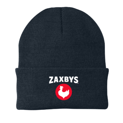 ZAXBYS – Knit Cuff Stocking Cap – Navy – EMBROIDERED product image