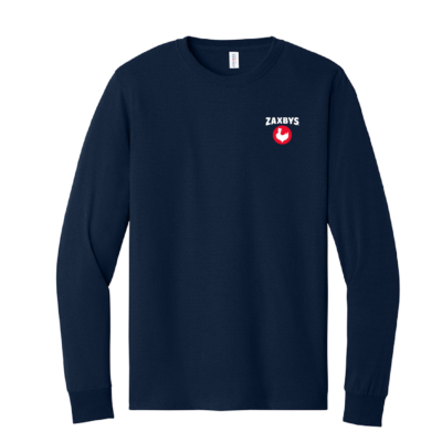 ZAXBYS – Cotton Long Sleeve Shirt – Navy PRINTED product image