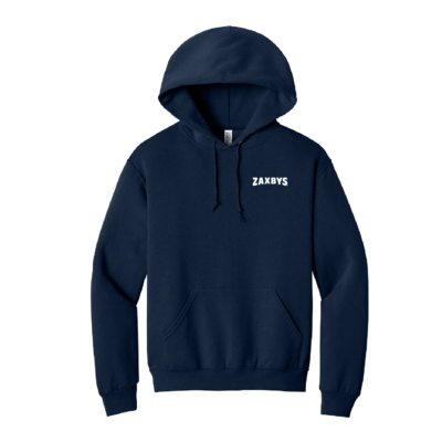 ZAXBYS – Cotton Hooded Sweatshirt – Navy – PRINTED product image