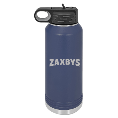 ZAXBYS – 32 Ounce Waterbottle-Navy – ENGRAVED product image