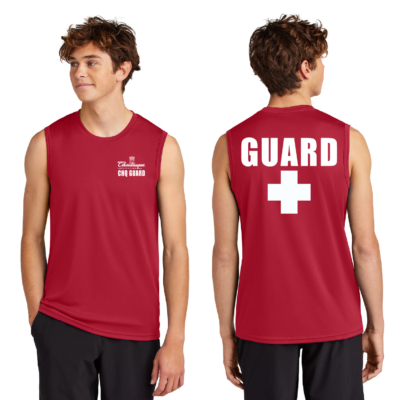 Chautauqua institution Lifeguard – Poly Sleeveless Red Tank product image