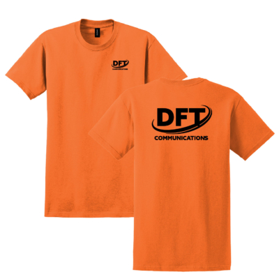DFT Communications – Gildan Cotton T-Shirt – PRINTED – Safety Orange product image
